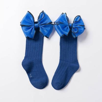 Bowknot Thin Children Socks-visikids