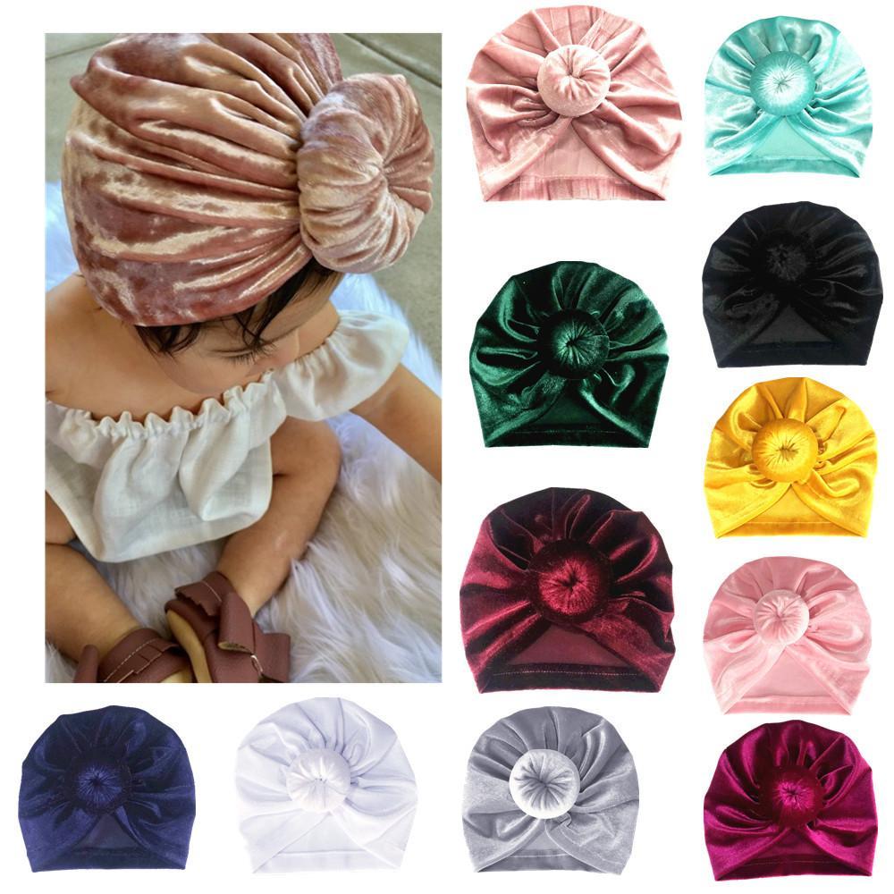 Golden Velvet Donut Hats-visikids