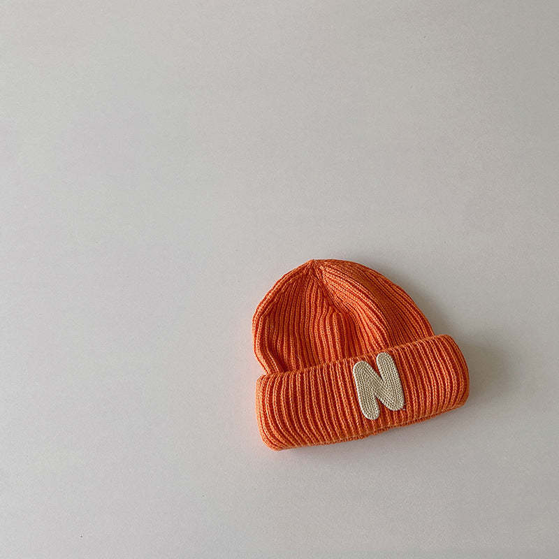 Baby Alphabet Knit Beanie