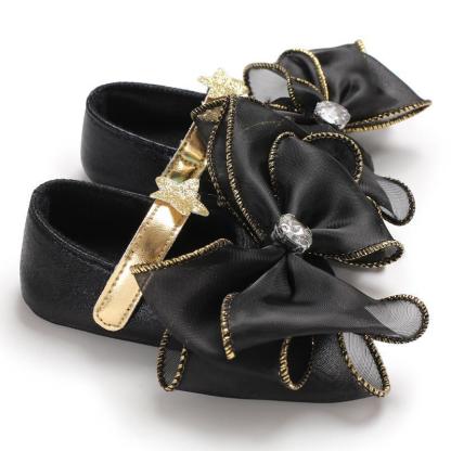 0-1y Baby Bow Soft Bottom Toddler Shoes-visikids