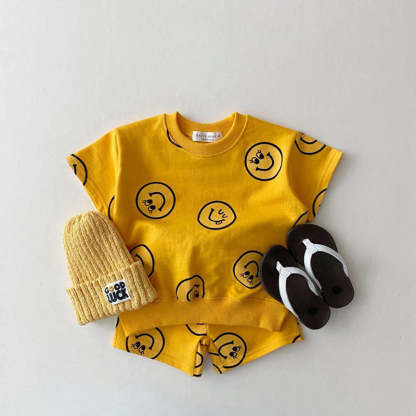 2-piece Smile Print Suit