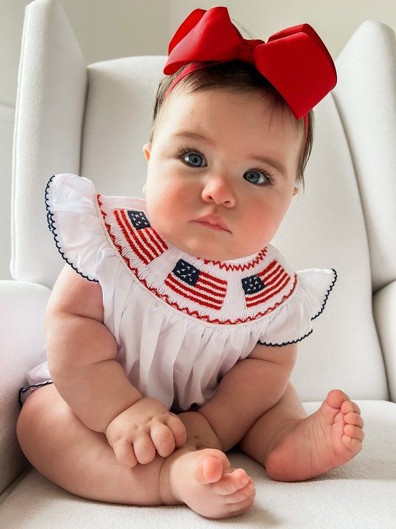 Baby USA Smocked Romper