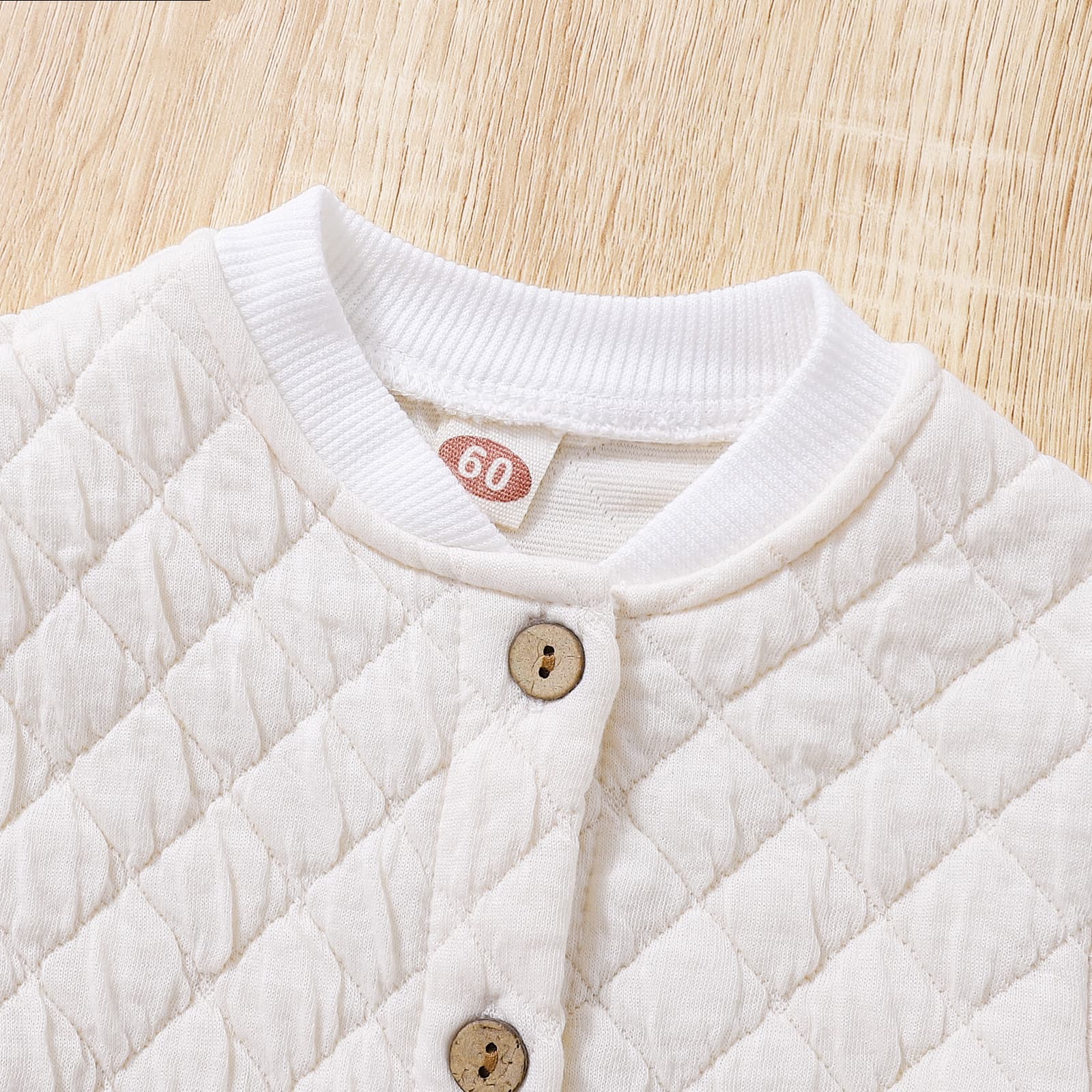 Baby Newborn Waffle Jumpsuit