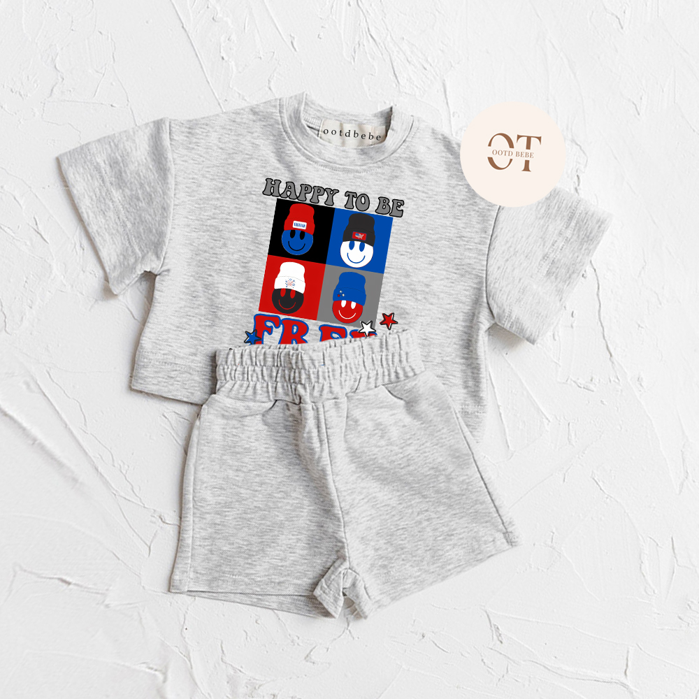 Toddler Happy To Be Free Set