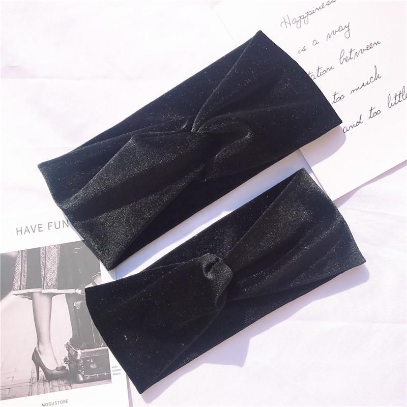 MOM and ME Velvet Cross Hairband-visikids