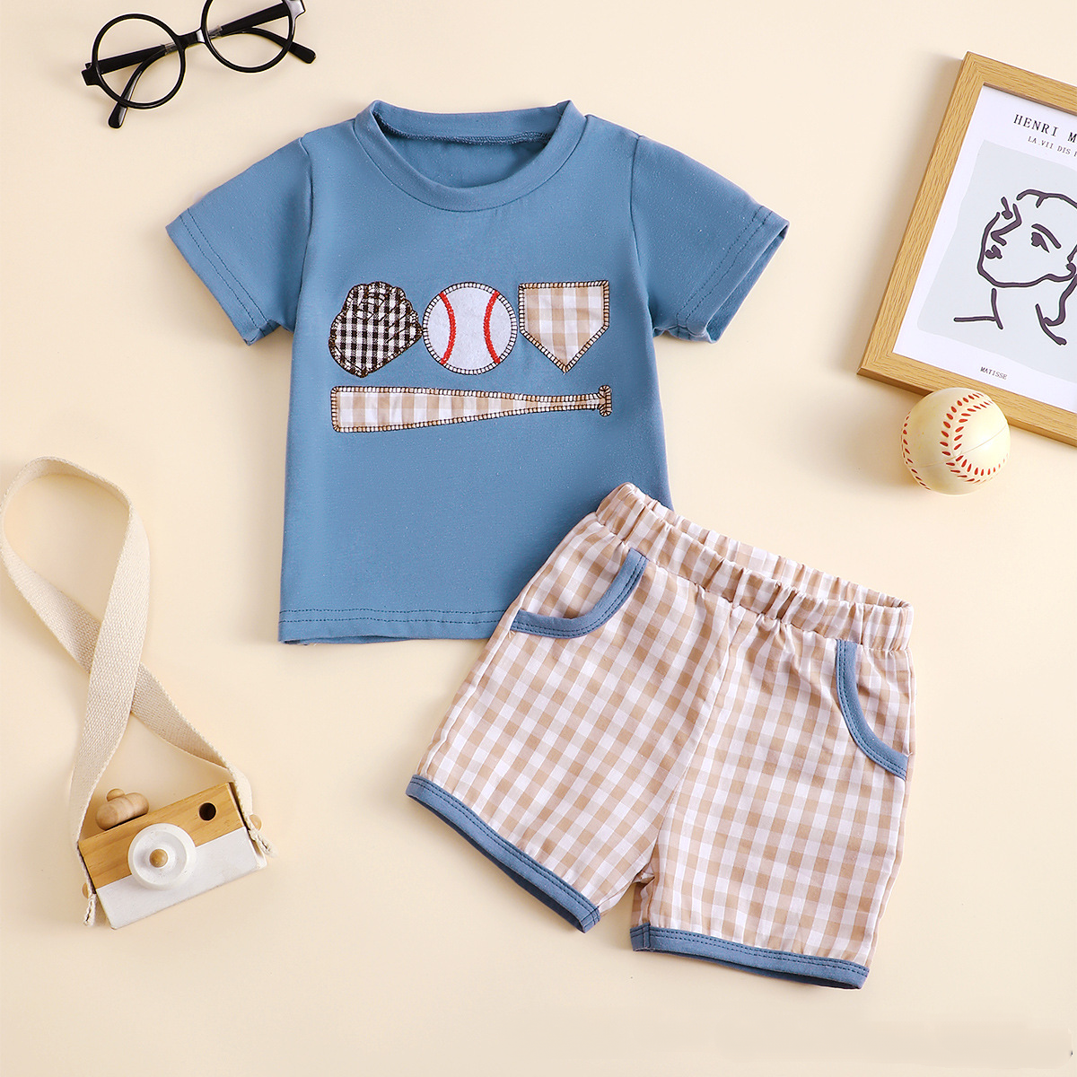 Baby Baseball Embroidery Set