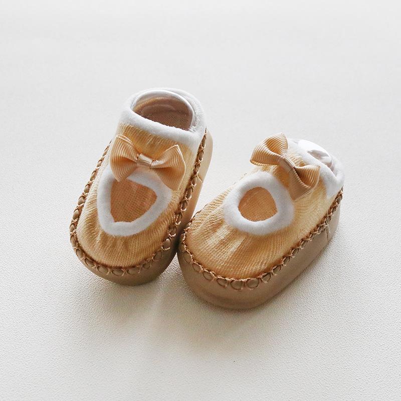 Baby Bow Bottom Floor Shoes-visikids