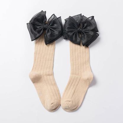 Bowknot Thin Children Socks-visikids