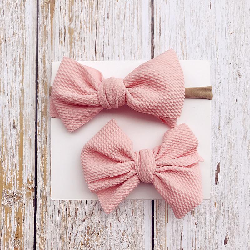 2-Piece Baby Bow Hair Band + Hair Clip-visikids