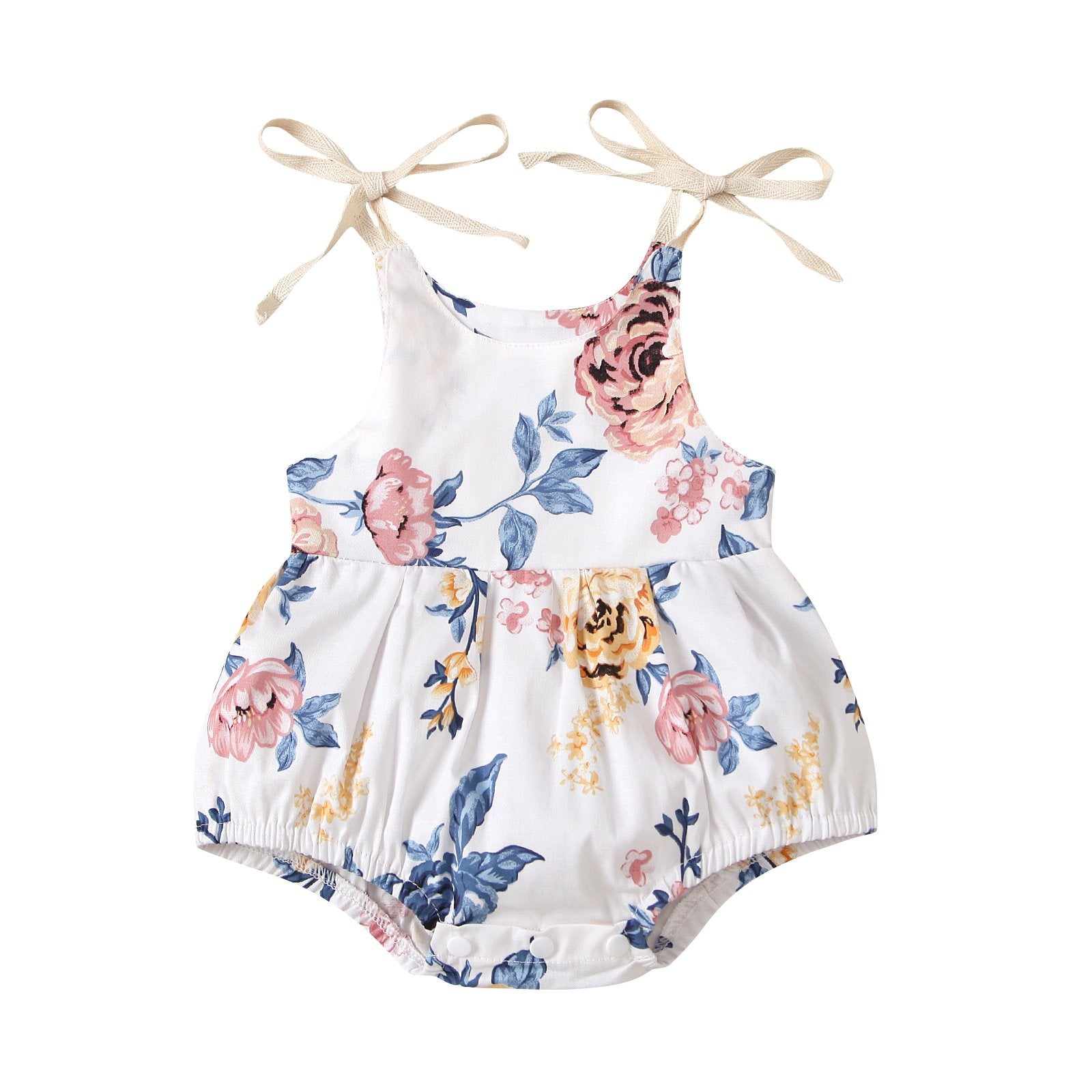 Baby Girl Floral Romper-visikids