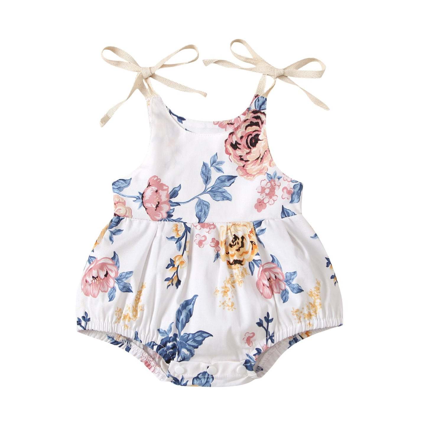 Baby Girl Floral Romper-visikids