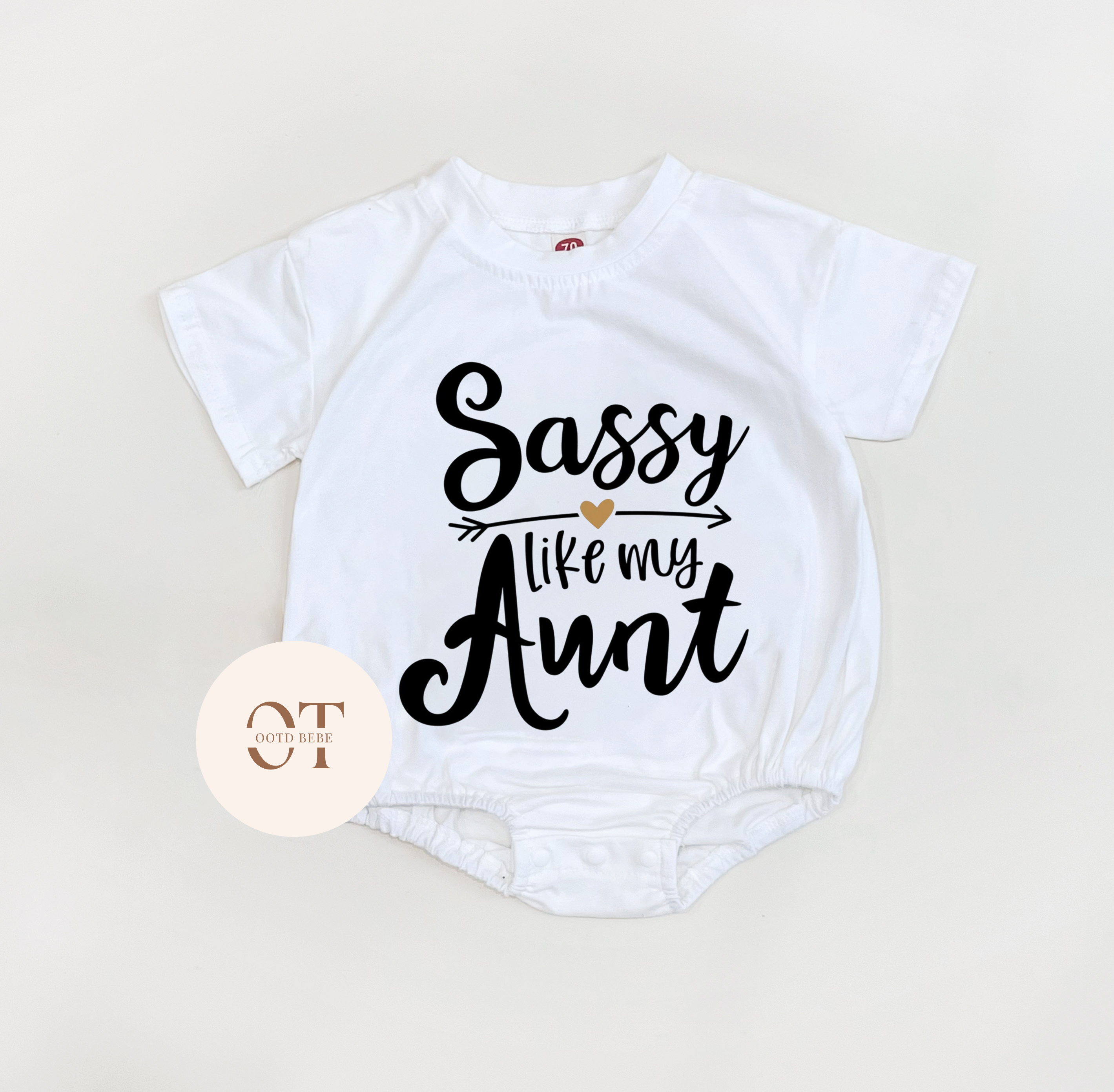 Baby Sassy Like My Aunt Romper