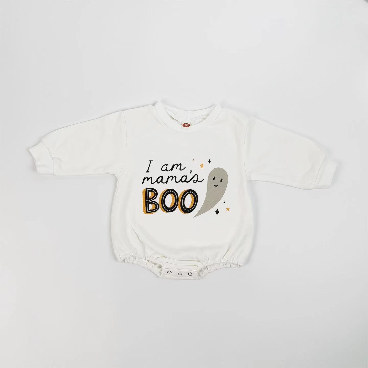 I am mama's BOO Print Rompers