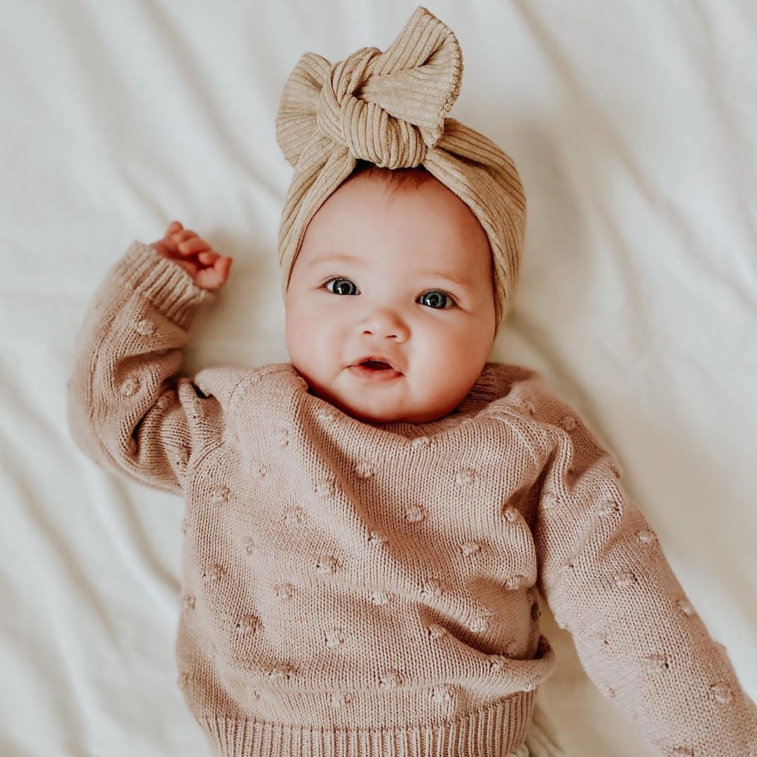 Baby Knit Ball Sweater