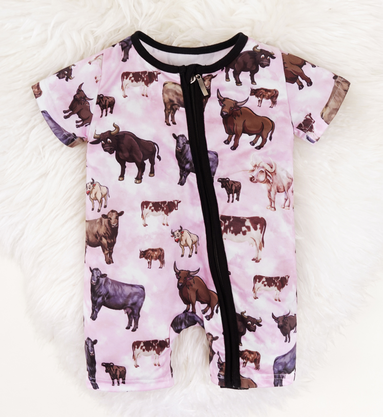 Bear Balloon Bamboo Sleeper Jumpsuit-visikids