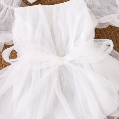 Baby Solid Gauze Romper With Headband