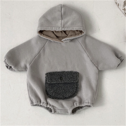 Baby Fleece Pocket Rompers