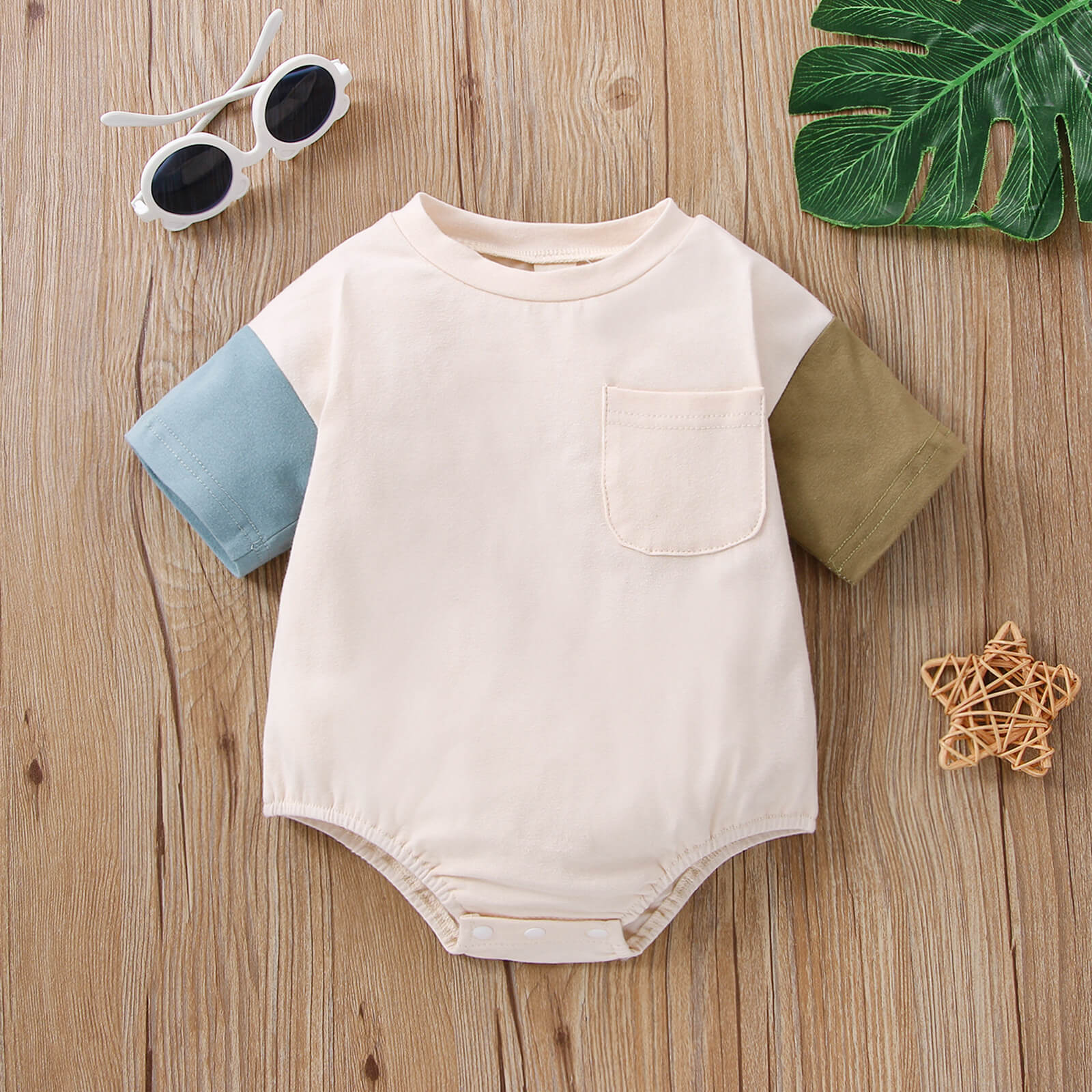 Baby Color Block Romper