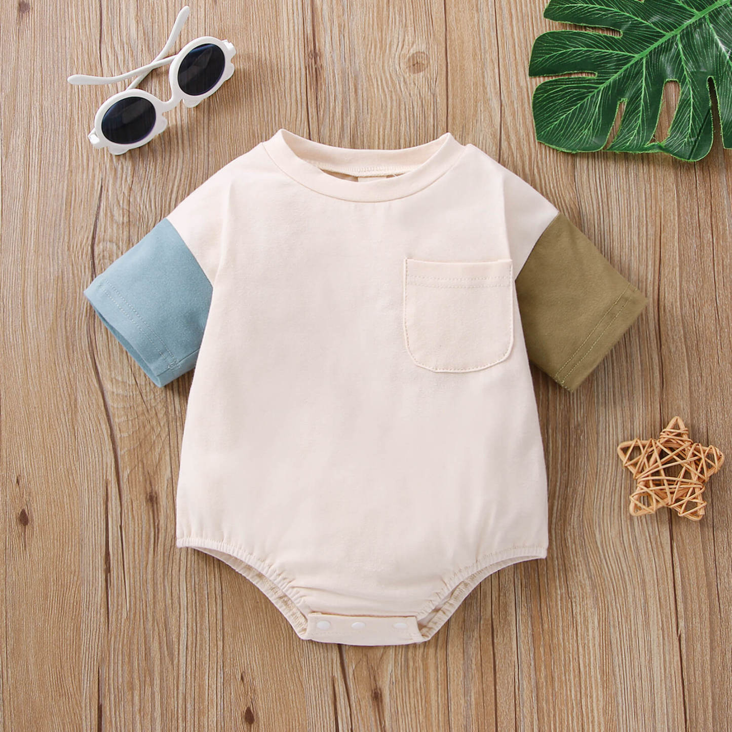 Baby Color Block Romper