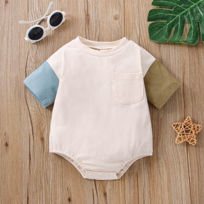 Baby Color Block Romper