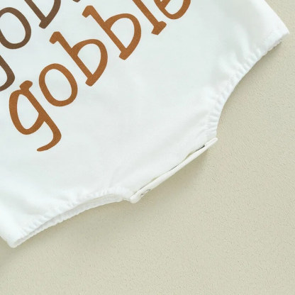 Newborn Thanksgiving Gobble Romper