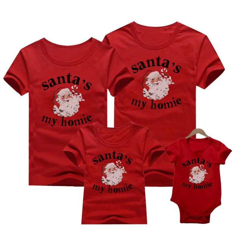 Santa's My Homie Family Matching Outfits
