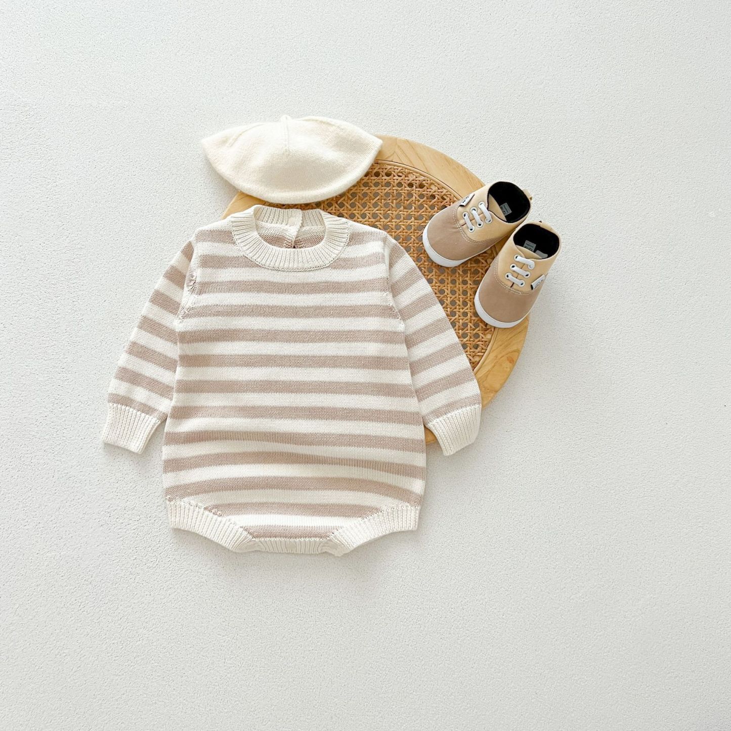 Newborn Stripe Knitting Sweater