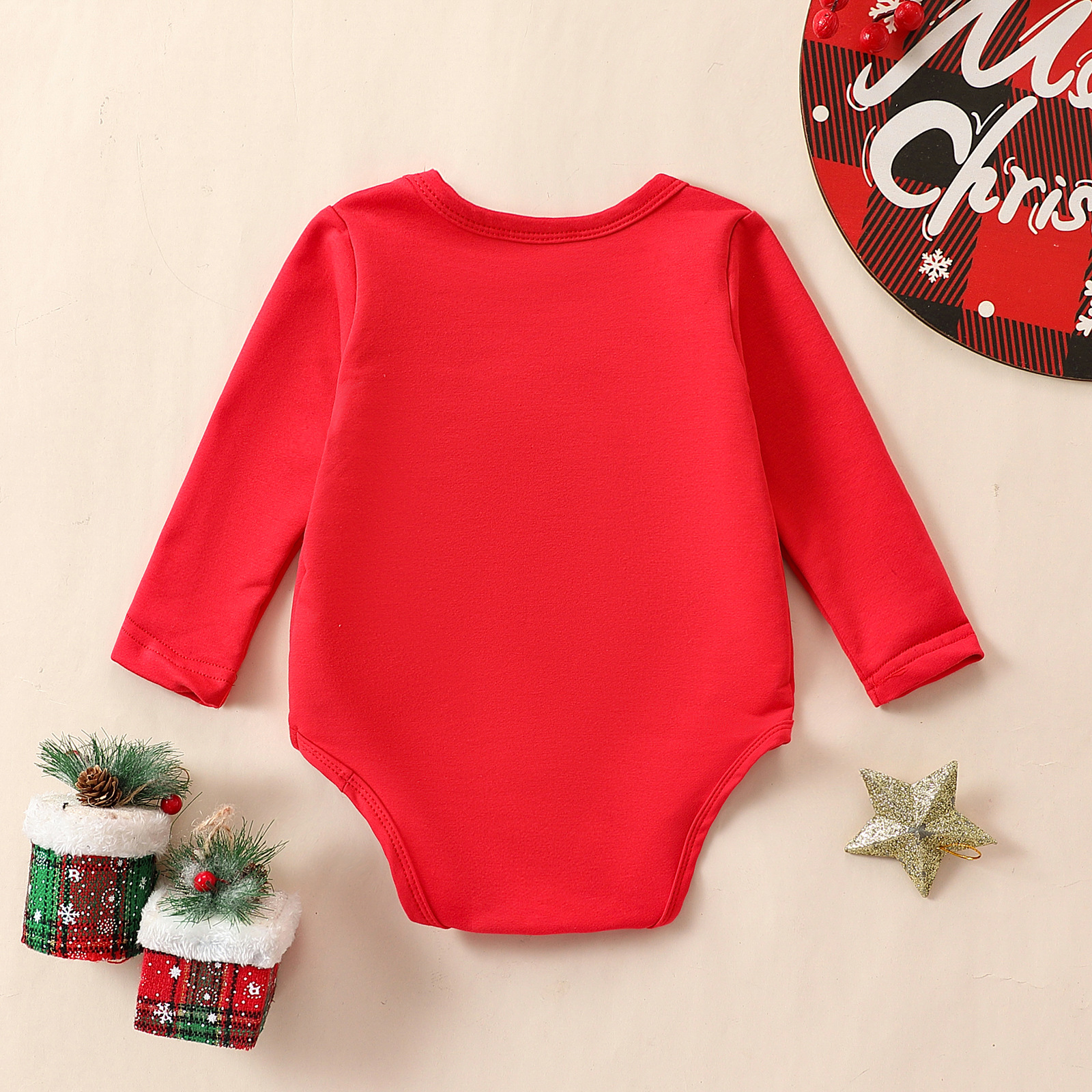Baby Merry Embroidered Romper