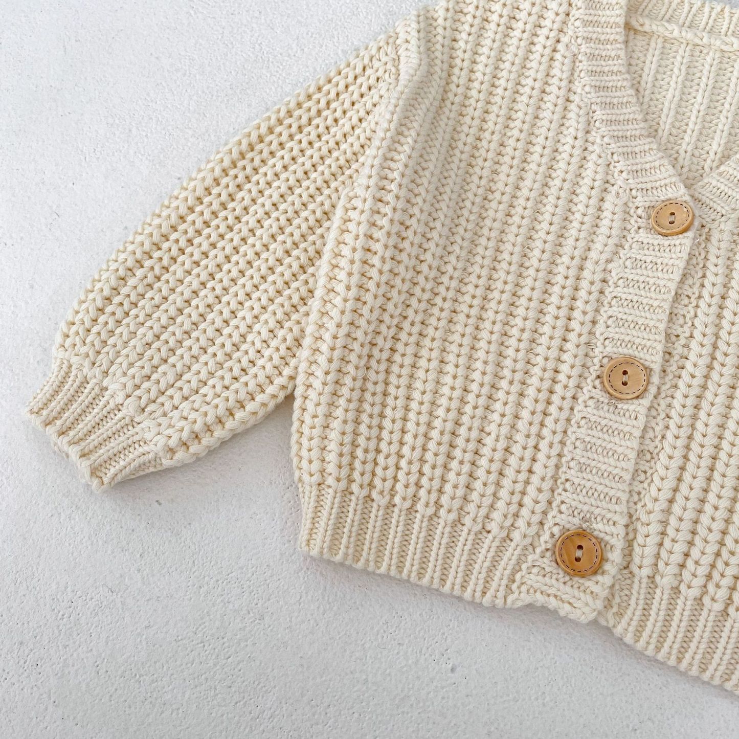 Baby Solid Cardigan Sweater