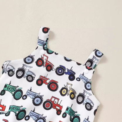 Baby Tractor Romper