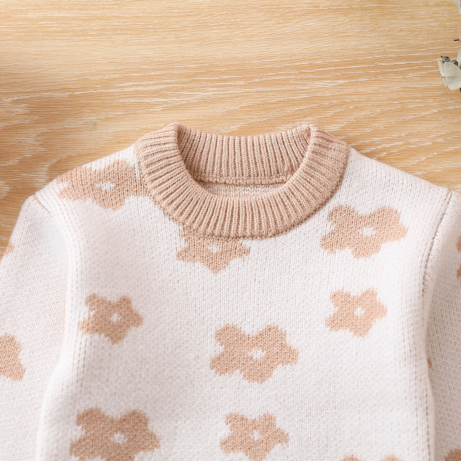 Baby Floral Knitting Set