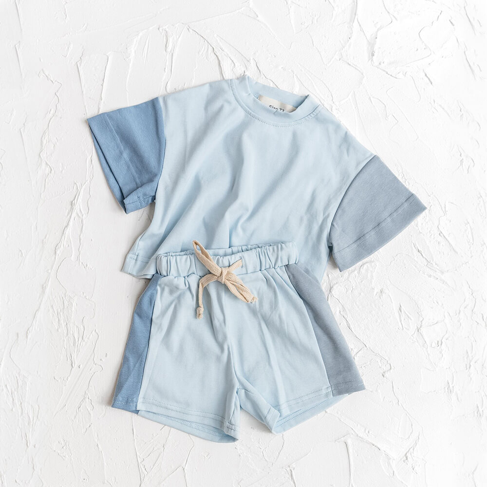 Toddler Neutal Color Block Set