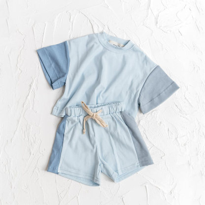 Toddler Neutal Color Block Set