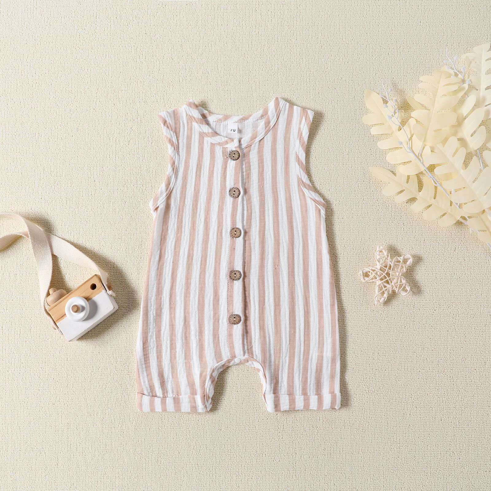 Baby Stripe Casual Jumpsuit