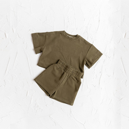Baby Solid Casual Set
