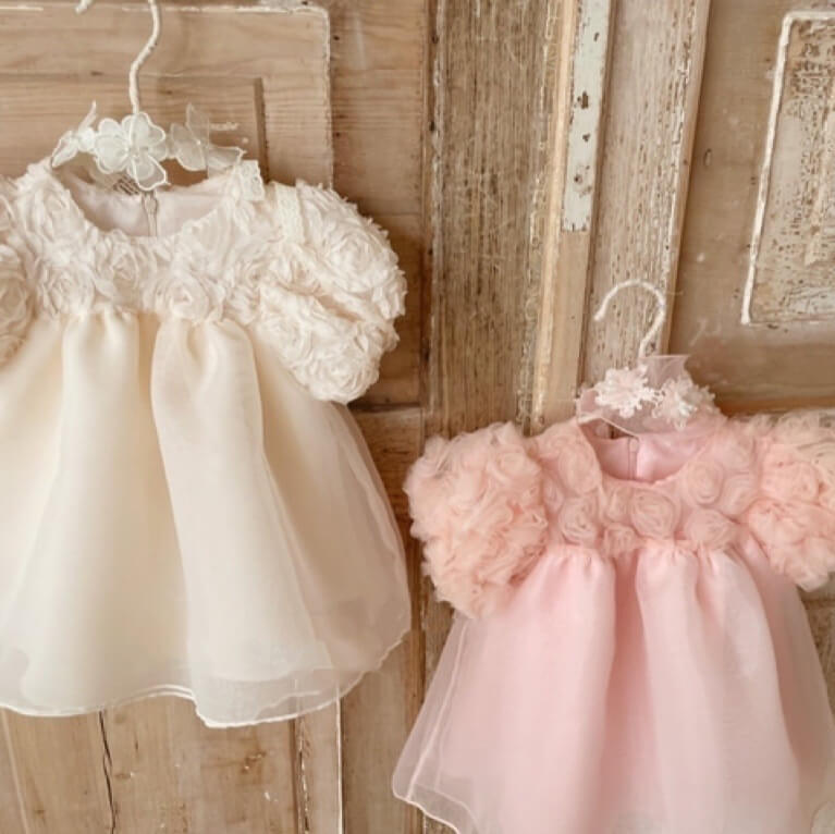 Baby Floral Puff Princess Dress