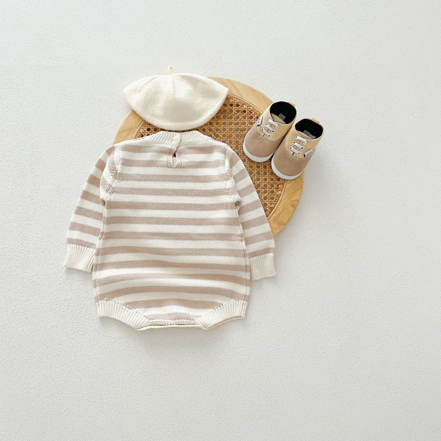 Newborn Stripe Knitting Sweater
