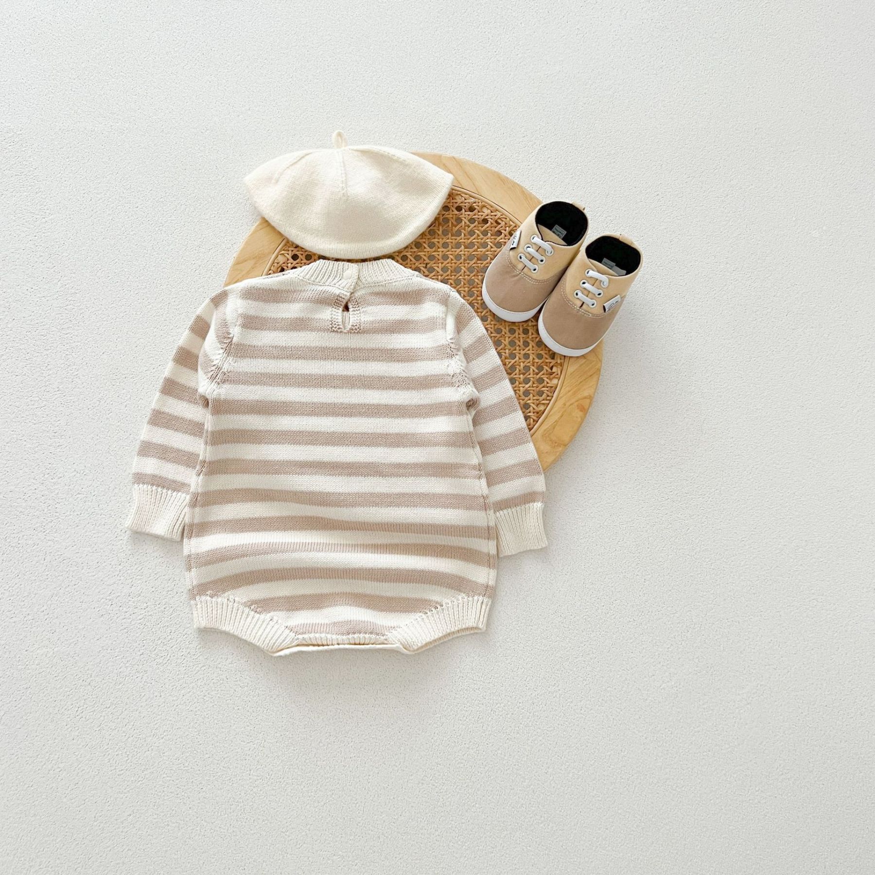 Newborn Stripe Knitting Sweater