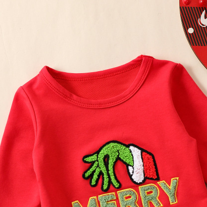 Baby Merry Embroidered Romper