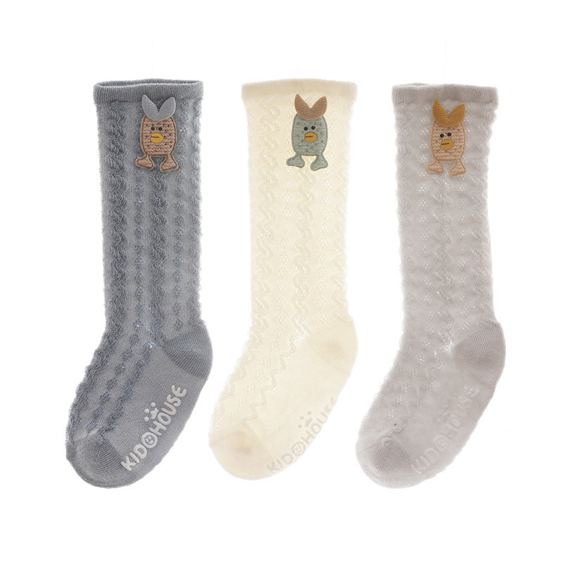 3PCS Baby Girl Summer Thin Mesh Socks