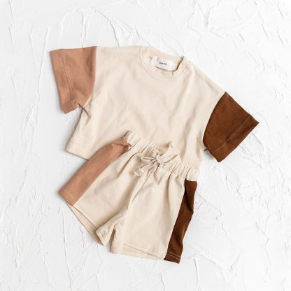 Toddler Neutal Color Block Set