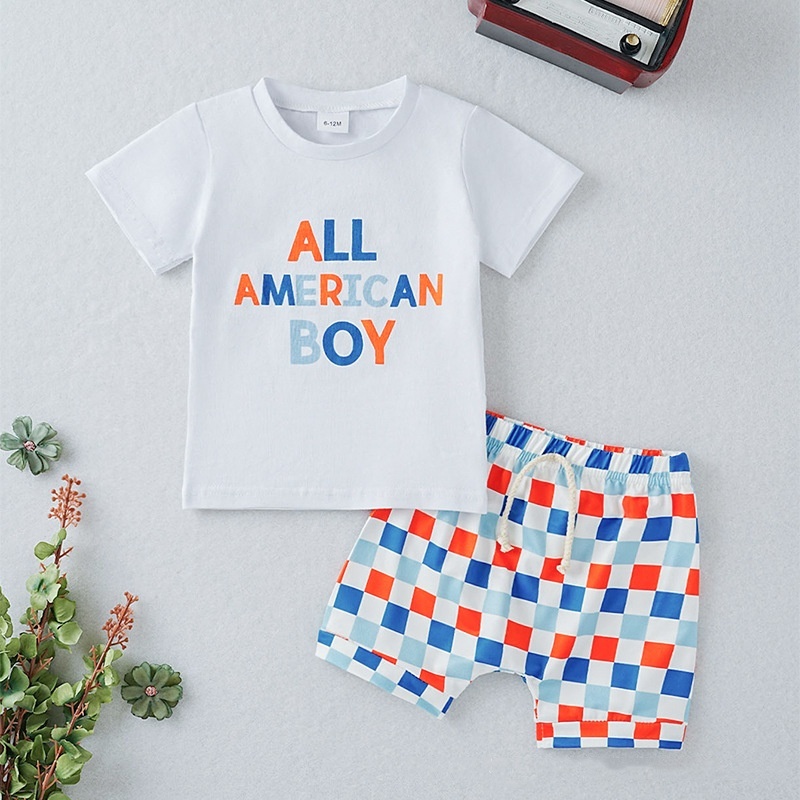 Baby Smiley Checkered Set-visikids