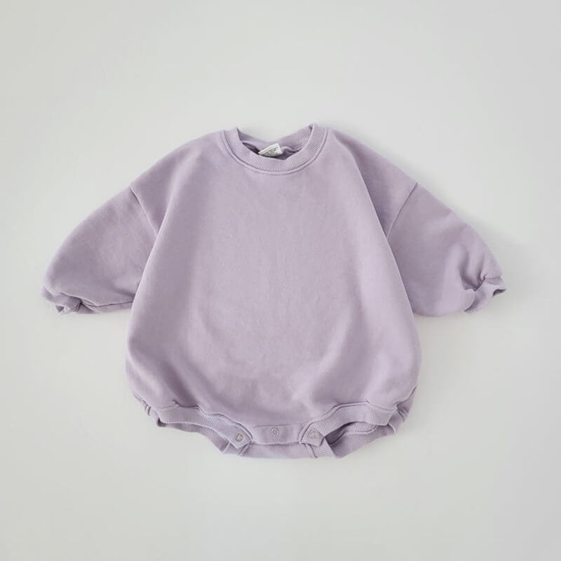 Newborn Solid Cotton Romper