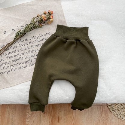 Baby Solid Plus Velvet Pant