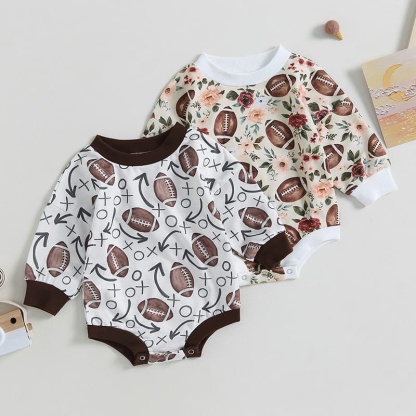 Toddler Boy Rugby Romper