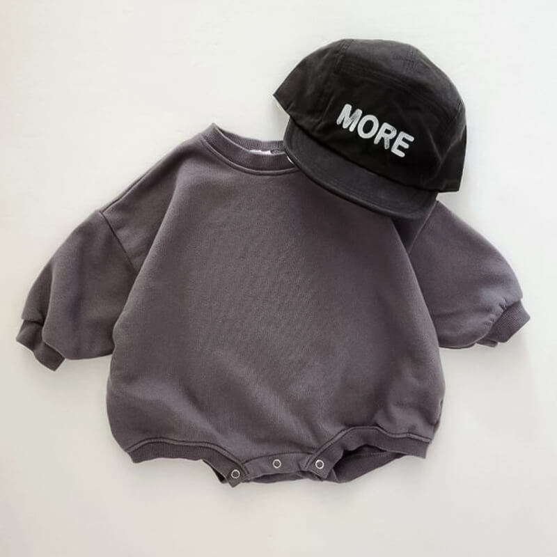 Newborn Solid Cotton Romper