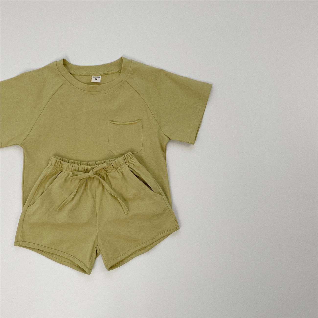 Summer Solid Cotton Set