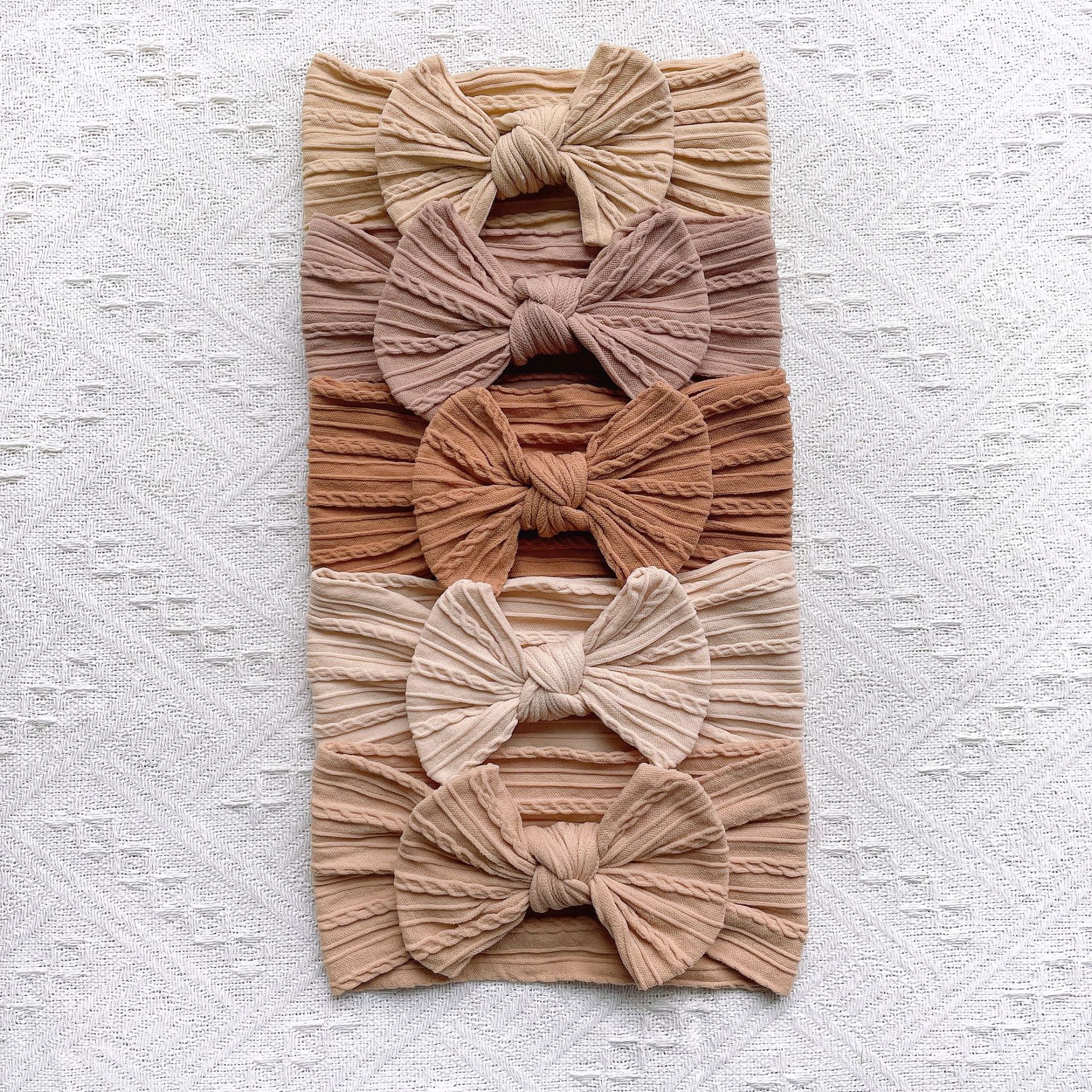 5pcs Baby Bow Headband Set