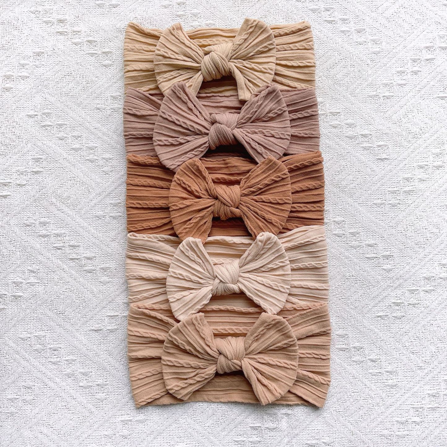 5pcs Baby Bow Headband Set