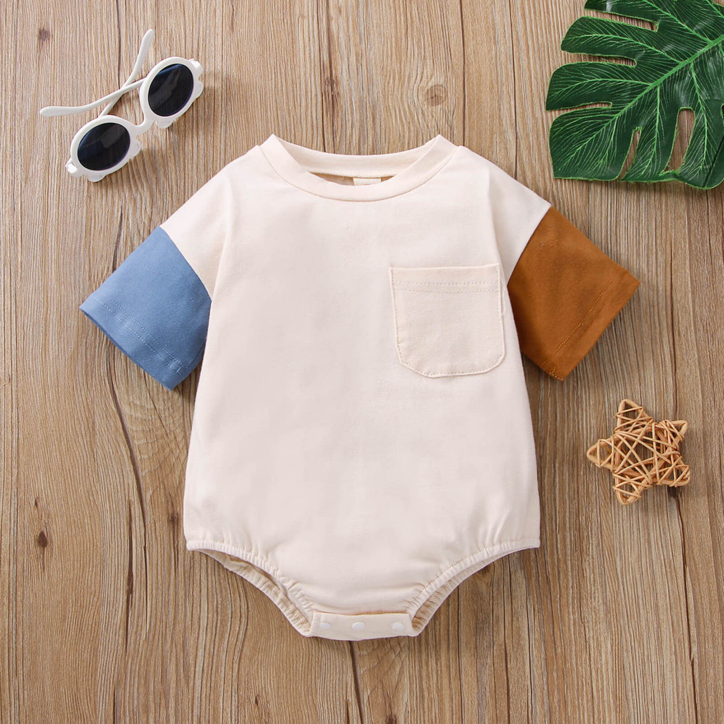 Baby Color Block Romper